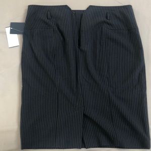 Pin stripe  knee length skirt